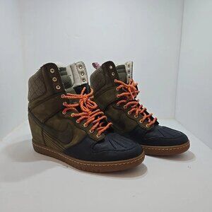 Nike Dunk Sky SneakerBoot 2.0 High Women’s Size 9.5 Dark Loden Anthracite